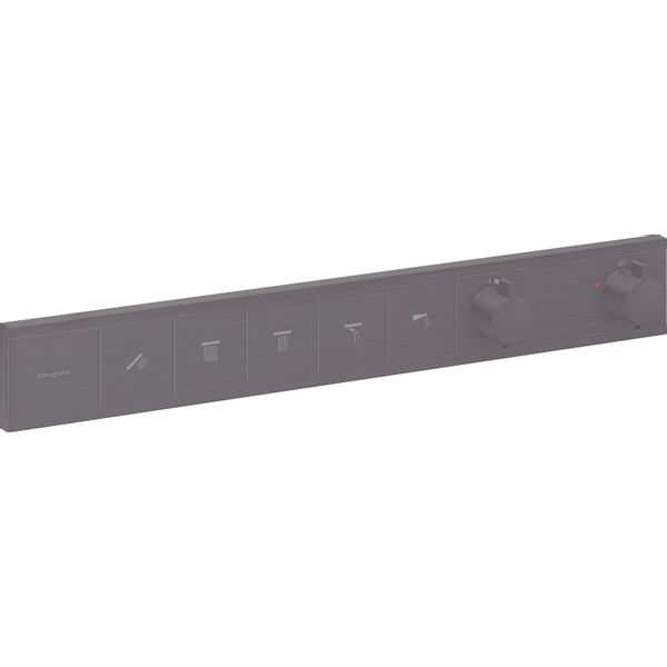 Hansgrohe Rainselect thermostaat inbouw v. 5 functies br. black chr. 15384340