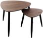 ATMOSPHERA CREATEUR D'INTERIEUR Set van 2 in elkaar schuifbare tafels MILEO