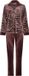 Pastunette Premium - Huispak - Lunar Lines - Fleece - Paars - Rits - Maat 50