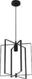 BES LED Hanglamp Noby Industrieel - E27 - Rond - Mat Zwart - Aluminium - Philips CorePro - 4W - 2700K