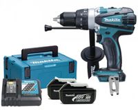 Makita DHP458RFJ Heavy Duty accu klopboormachine | 18v 3.0Ah Li-ion
