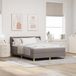 Maison Exclusive - Lit boxspring avec tête de lit, couleur taupe, 200 x 140 cm, rembourré