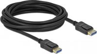 Delock 80261 DisplayPort-kabel DisplayPort Aansluitkabel DisplayPort-stekker 1 m Zwart 10K UHD, Vergulde steekcontacten