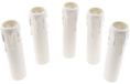 Sans marque Douille pour douille de bougie blanc 8 cm