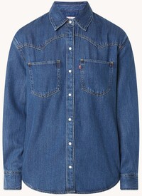 Levi's Teodora Chambray Blouse with Chest Pockets