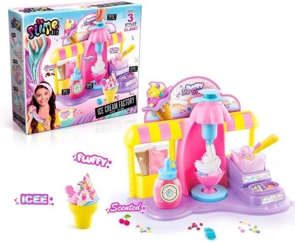 canal toys GRACHT SPEELGOED - So Slime - Slijmfabriek ijs - Fabrique a glace Slime Fluffy - SSC 180