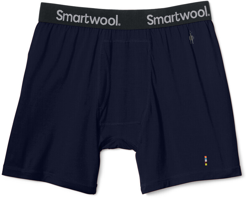 Smartwool Smartwool Merino Boxer Boxer Briefs Boxed Heren, blauw L 2023 Base Layer korte onderbroeken