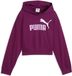 PUMA ESS 2 COLOR No 1 Logo Short Length Hoodie TR G Fuchsia Glow Kinderen