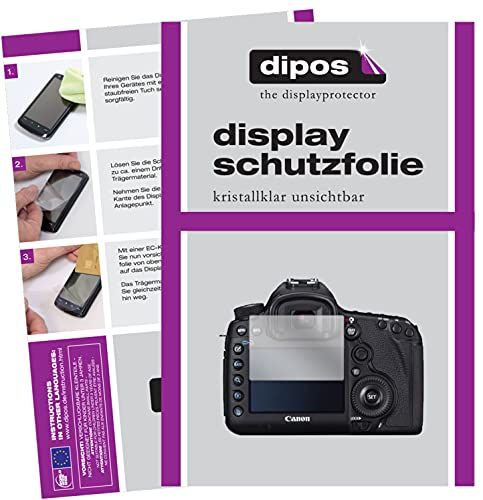 dipos I 6X beschermfolie helder compatibel met Canon EOS 5D Mark III