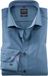 OLYMP Level 5 body fit overhemd - blauw structuur (contrast) - Strijkvriendelijk - Boordmaat: 37 (EU maat: S)