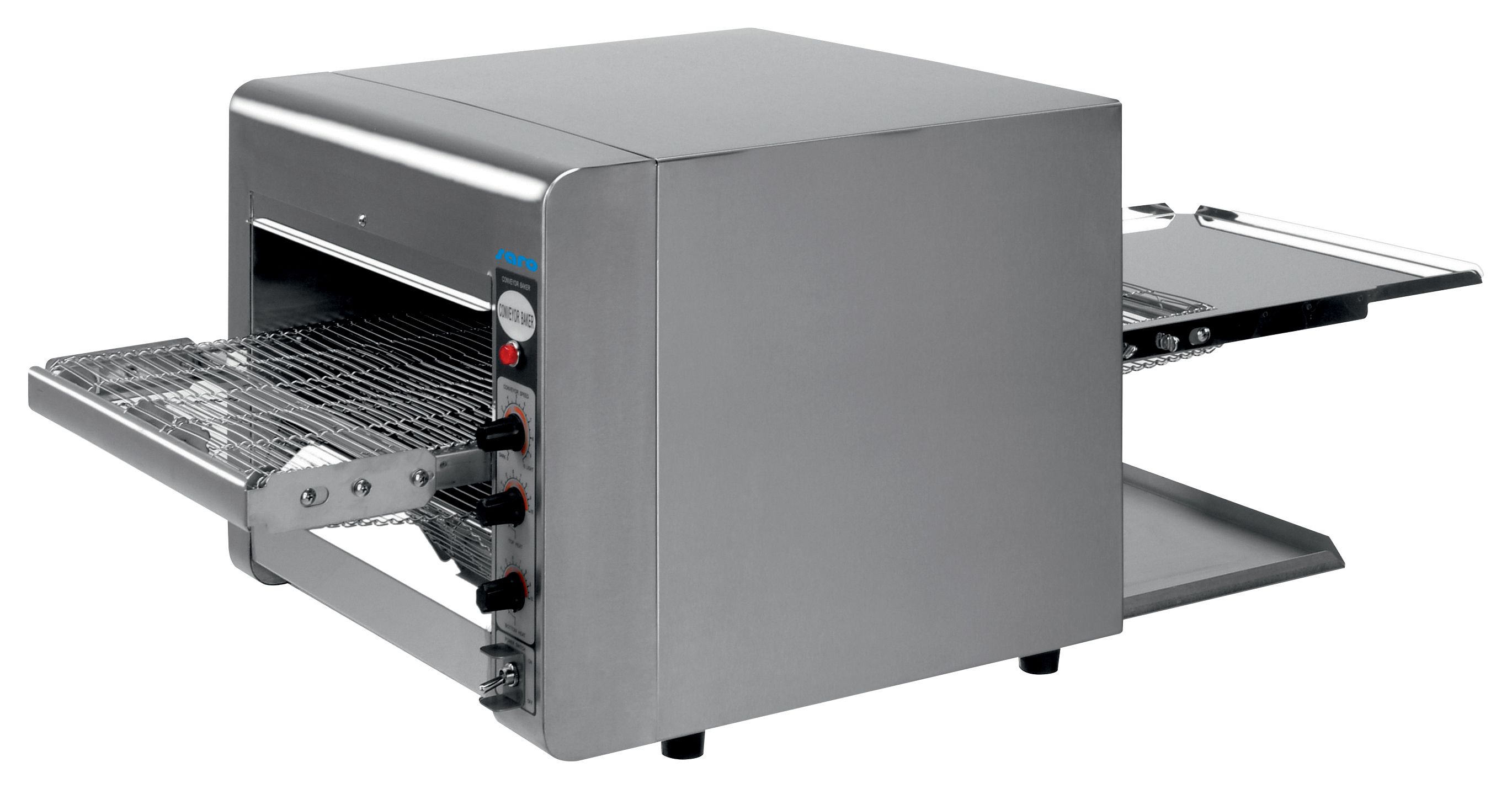 Saro GERRIT Pizzamaker en -oven - 3600W - RVS