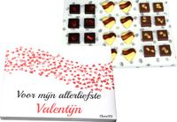 Valentijn ChocoXD Valentijn Chocoladecadeau - Brievenbuspakket - Valentijn hart chocolade - Chocolade Kado - Handgemaakte Fairtrade chocolade
