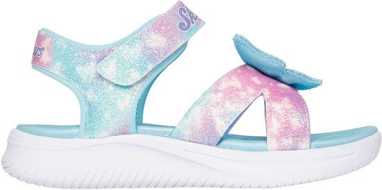 Skechers S Lights/Xae-Jumpsters Zandal-Bu - Meisjes Sandalen - Aqua - Maat 30