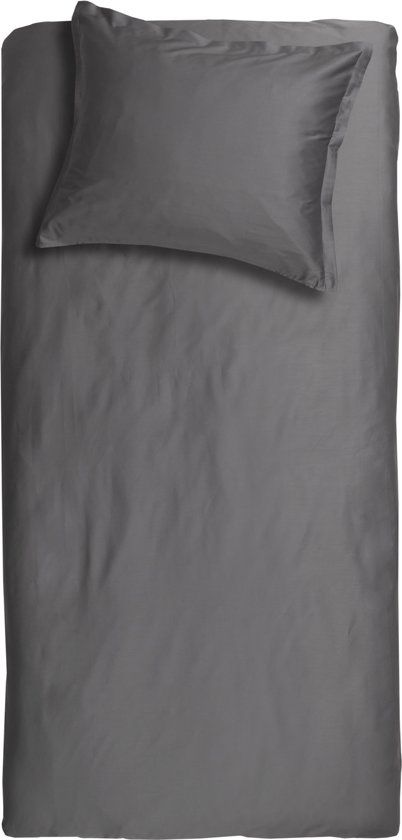 Cinderella Satijn Dekbedovertrek - Eenpersoons - 140x220 cm - Anthracite