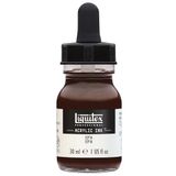 Liquitex Professional Acrylic Ink, hoog gepigmenteerde airbrush verf, - Acryl Inkt, 30ml, Sepia