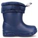 Nissoria Bottes en caoutchouc isolées pour enfants, chaussures de jardin doublées pour garçons et filles, bleu foncé, taille 26