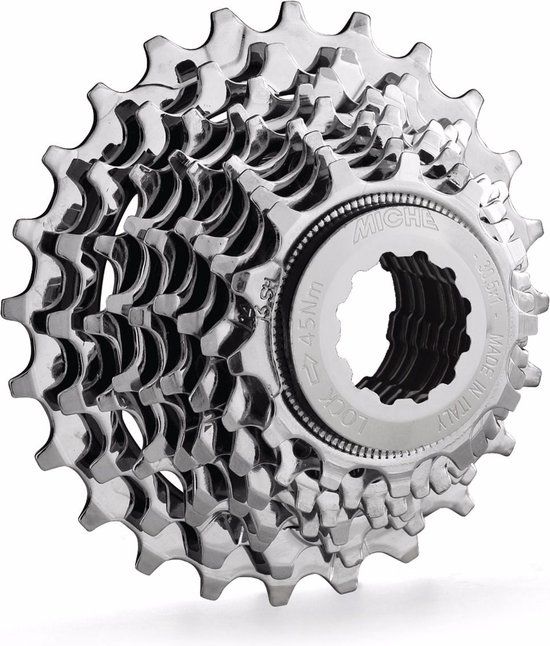 Miche Primato Cassette 9s 16-24t Shimano Zilver