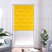 Double roller blind, adhesive strip mounting, colour: yellow, dimensions: 115x200 cm, material: polyester