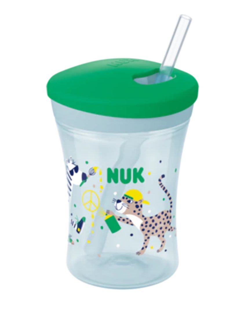NUK Action Cup - 230ml - Green - For Refreshing Drinks - 12+ Months