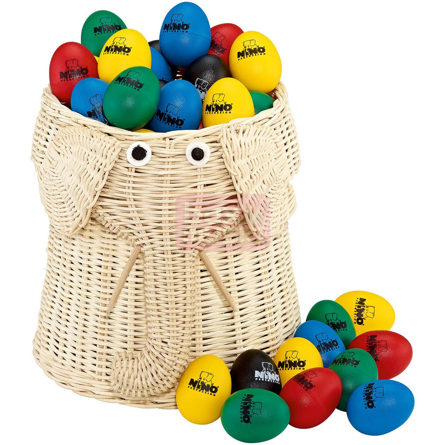 Nino Percussion VE80-NINO540 Egg Shaker assortiment 5 kleuren
