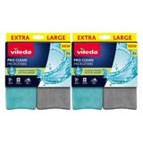 Vileda 2x Microvezeldoek Pro Clean 2 pièces