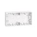 Elektrische Legrand Serie 27 Play 2700752-030 Surface Box 2 Elements White