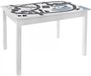 Merkloos Atmosphera Kindertafel met print autoprint - Wit Hout - L 77 x D 55 x H 48 cm
