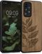 kwmobile Beschermhoes van hout, compatibel met Samsung Galaxy A53 5G