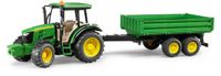 Bruder Tractor with Trailer John Deere 5115M (BR2108) - 1:16 Scale