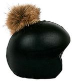 COOLCASC Icare Distribution SAS Coolcasc Exclusive Black Brown Pon-Pon Multisport Helmet Cover