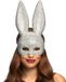 Boland Masker Bunny diamant Zilver - Volwassenen - Konijn - Glitter & Glamour