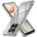 Phonillico® Schokbestendige Hoes voor Honor 400 SMART - Transparante Flexibele TPU Bescherming