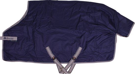 Bucas Freedom Turnout 150gr Paardendeken - Donkerblauw-zilver - 125 cm
