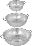 Krumble Vergiet - Set van 3 - RVS - Zilver
