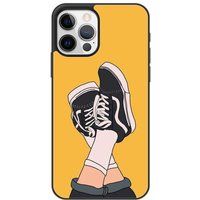 Apple iPhone 12 Sneakers Verstevigd hoesje met sublimatie bedrukking