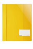 Durable 269004 Zichtsnelhechtmap, geel, verpakking van 25 stuks