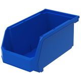 ReadySpace Plastic containers voor het organiseren en opbergen van bakken voor kast, keuken, kantoor, speelgoed of voorraadkast, groot, 6-pack, blauw