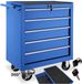 tectake® Gereedschapswagen met 5 Laden - Blauw