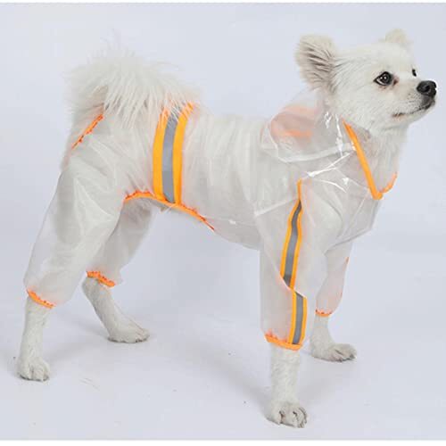 JRKJ Hond huisdier regenjas winddicht reflecterende jumpsuit regenjas kat outdoor kleding transparant met kap puppy Producten