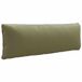 vidaXL Coussin de dossier PUTTEN 100% Polyester vert olive 120 x 40 x 15 cm