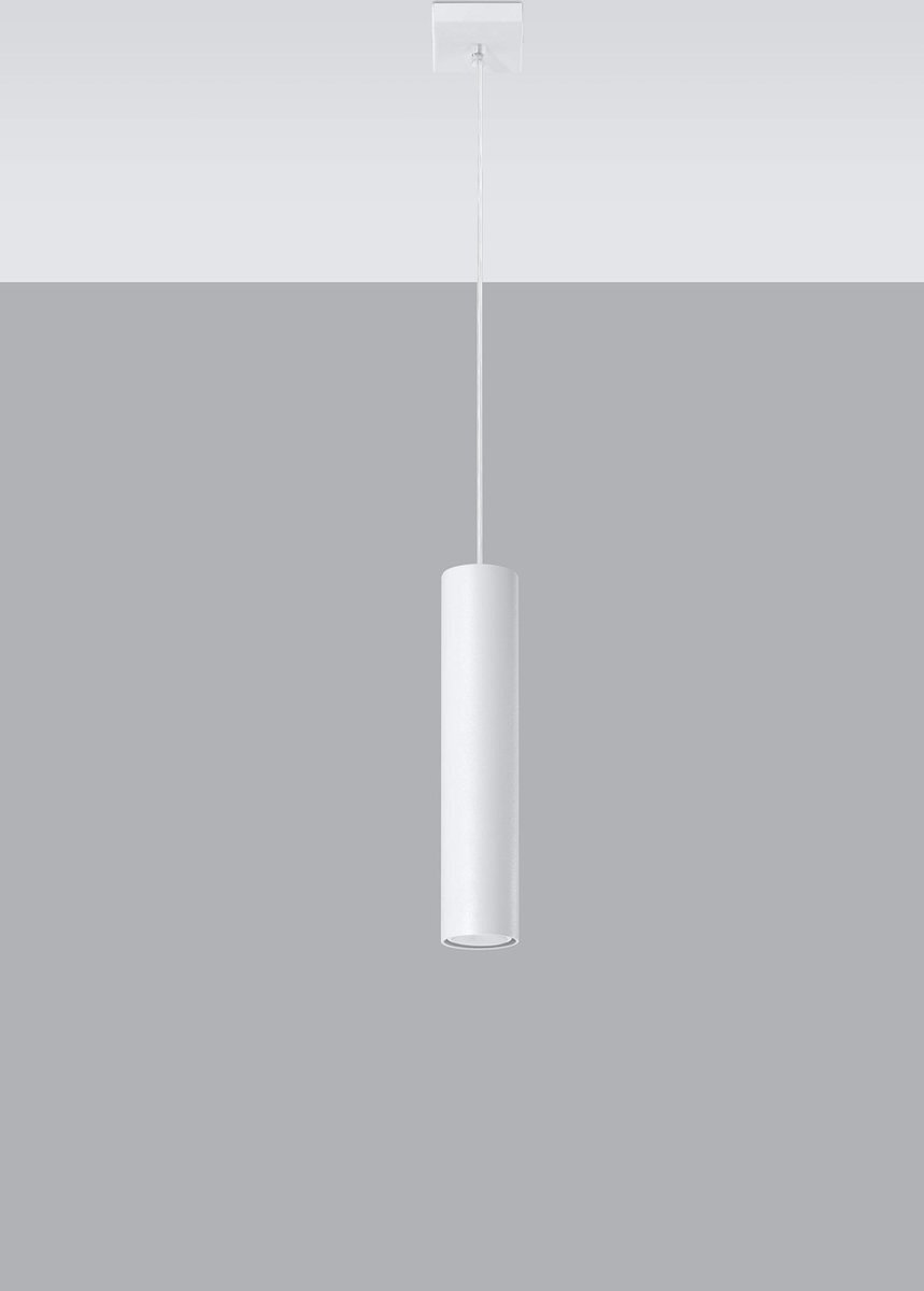 SOLLUX lighting Lagos 1 White - Wit - Plafondlamp - GU10