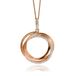 Orphelia Pendant + Chain Rose Circles Zirconium ZH-7024
