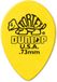 423R.73 Jim Dunlop Tortex Plectrums Small Teardrop 0.73 mm Geel Zak 36 Stuks
