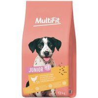 MultiFit Droogvoer Hond Junior, met Gevogelte & Rijst 2x12 kg