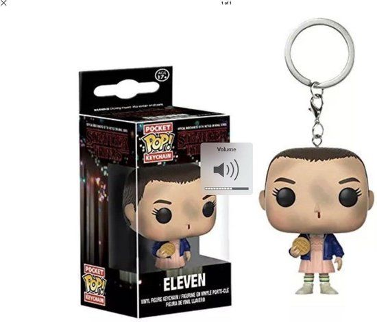 Funko Pocket Pop! Movies: Stranger Things - Eleven with Eggo KeyChain
