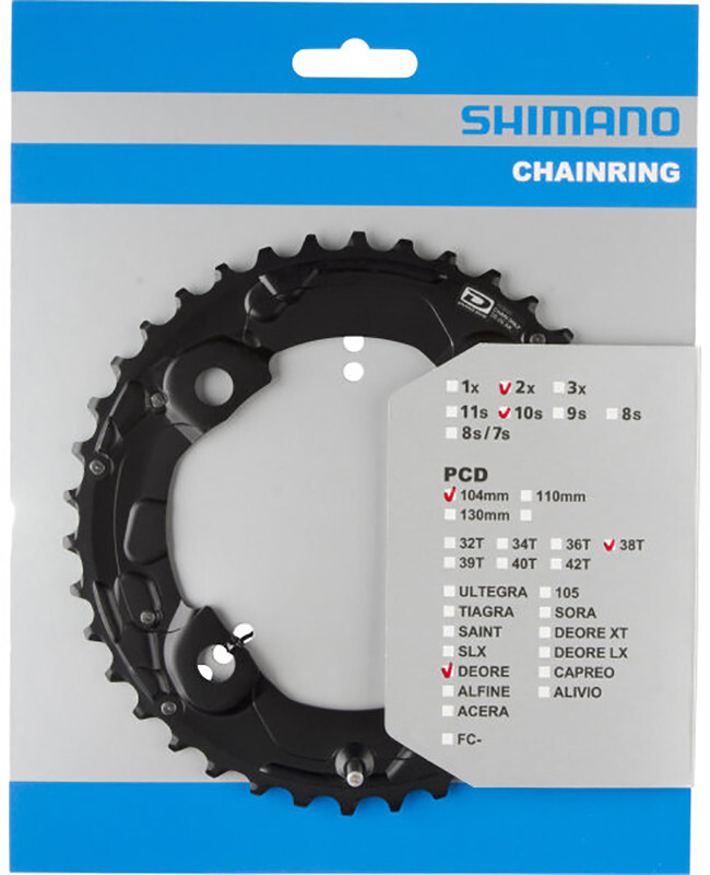 Shimano Deore FC-M615 kettingblad 104 BCD zwart