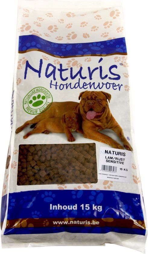 Naturis brok lam / rijst sensitive hondenvoer 15 kg