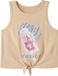 NAME IT - NKFFADEAZ SL SHORT TOP BOX - Meisjes - Blouses - Maat 146/152 - Katoen - Peach Fuzz