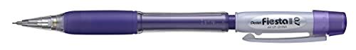 Pentel Fiesta II AX127W vulpotlood, 0,7 mm, paars/wit, parelmoer, 12 stuks