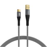 EFB Elektronik USB-AC-00004 USB-kabel USB 2.0 3 m USB A naar USB C 60W Zwart, Grijs